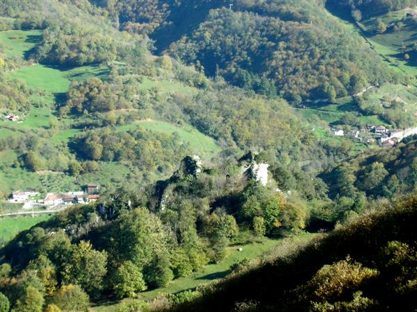 Castillo de Alba desde El Arenal debajo La Fábrica y San Sal