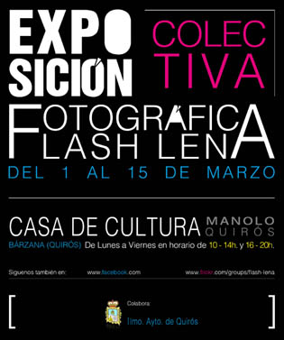cartel exposición del 1 al 15 de marzo.