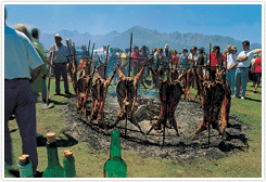 Fotografía de la fiesta del cordero en Quirós