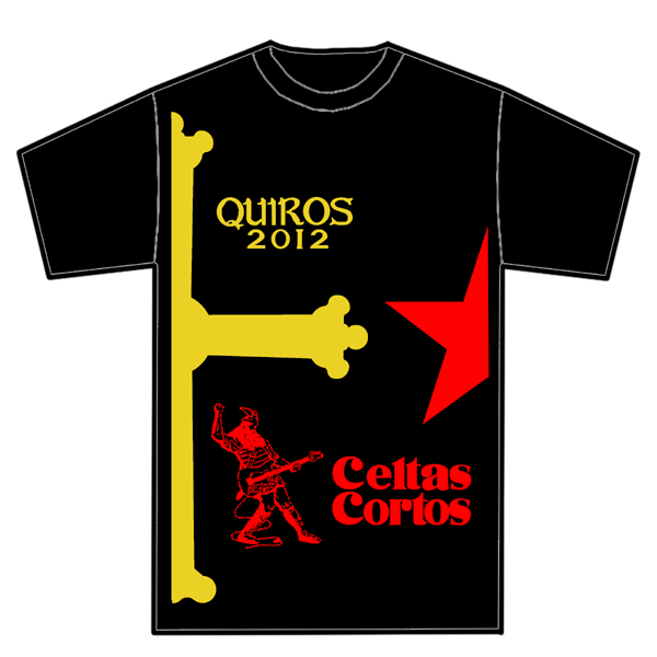 camiseta Celtas Cortos en Quirós.