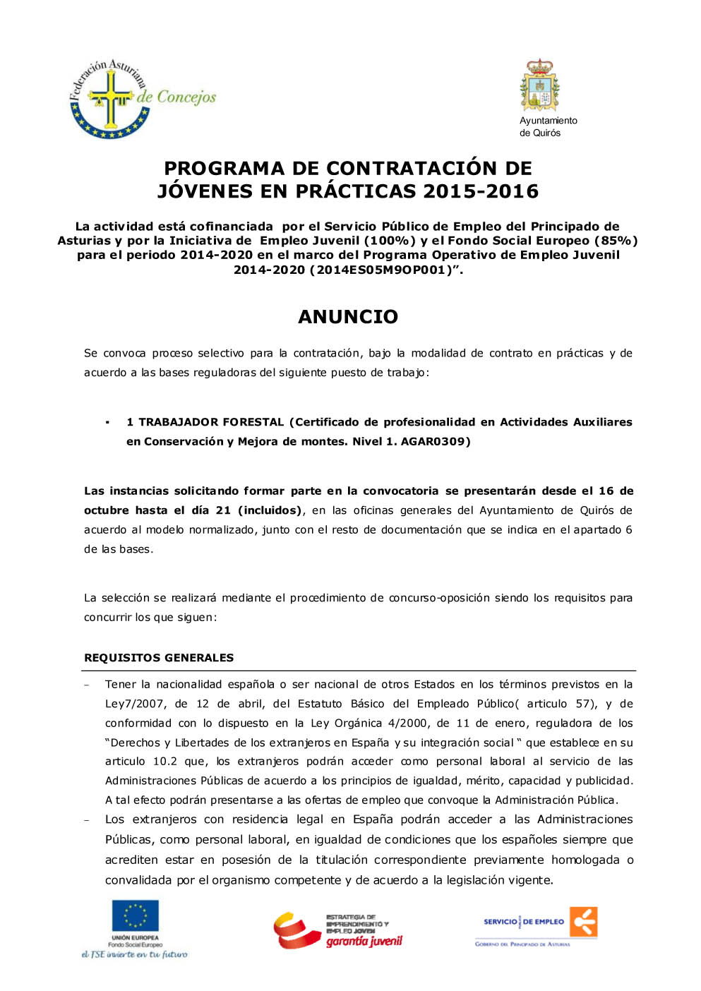 anuncio contrato prácticas forestal pag1
